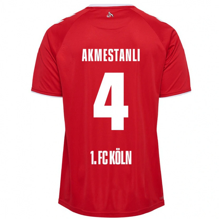 Danxen Damen Teoman Akmestanli #4 Rot Weiß Auswärtstrikot Trikot 2024/25 T-Shirt