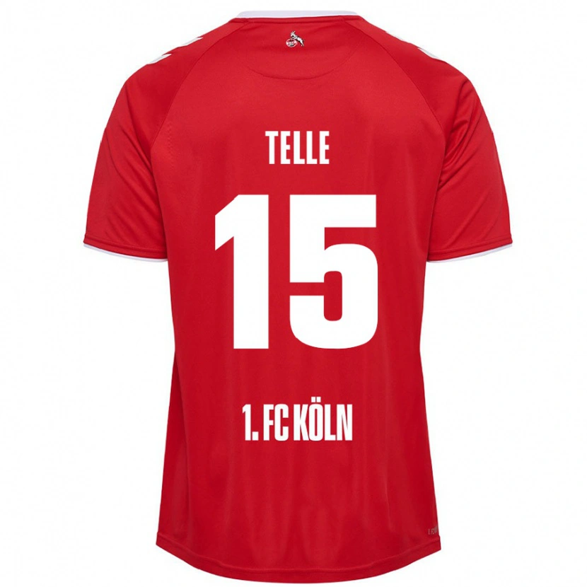 Danxen Damen Neo Telle #15 Rot Weiß Auswärtstrikot Trikot 2024/25 T-Shirt