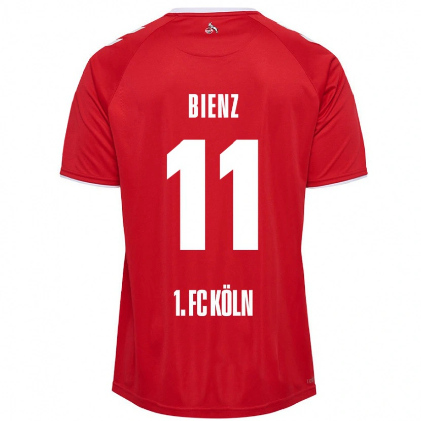 Danxen Damen Alena Bienz #11 Rot Weiß Auswärtstrikot Trikot 2024/25 T-Shirt