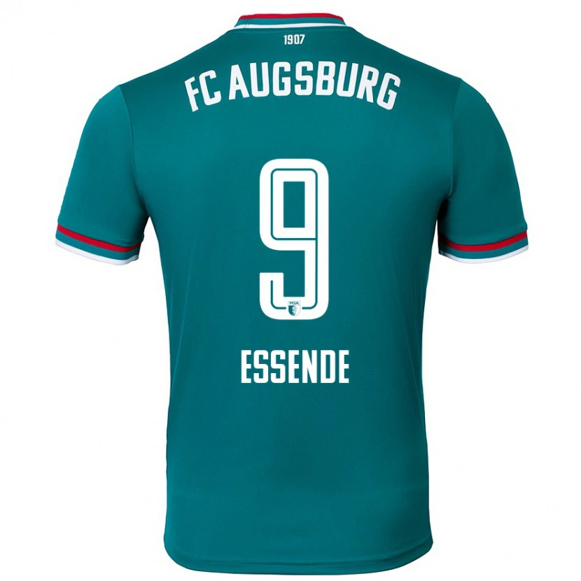 Danxen Damen Samuel Essende #9 Dunkelgrün Auswärtstrikot Trikot 2024/25 T-Shirt