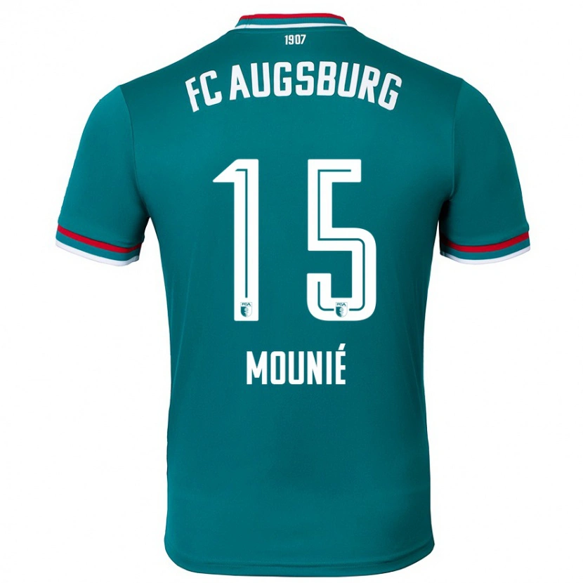 Danxen Damen Steve Mounié #15 Dunkelgrün Auswärtstrikot Trikot 2024/25 T-Shirt