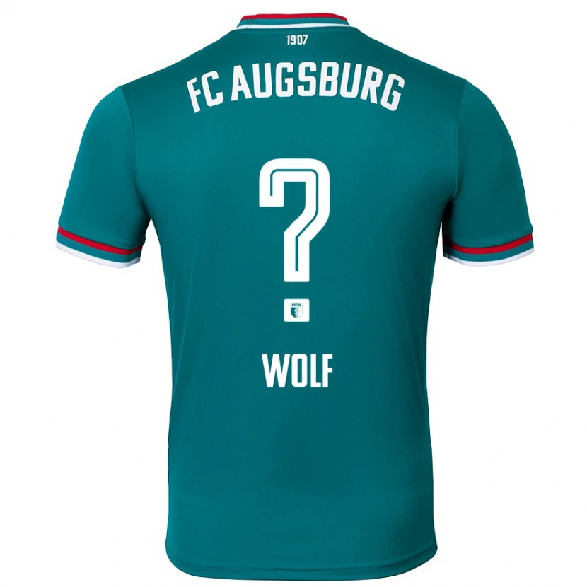 Danxen Damen Paul Wolf #0 Dunkelgrün Auswärtstrikot Trikot 2024/25 T-Shirt