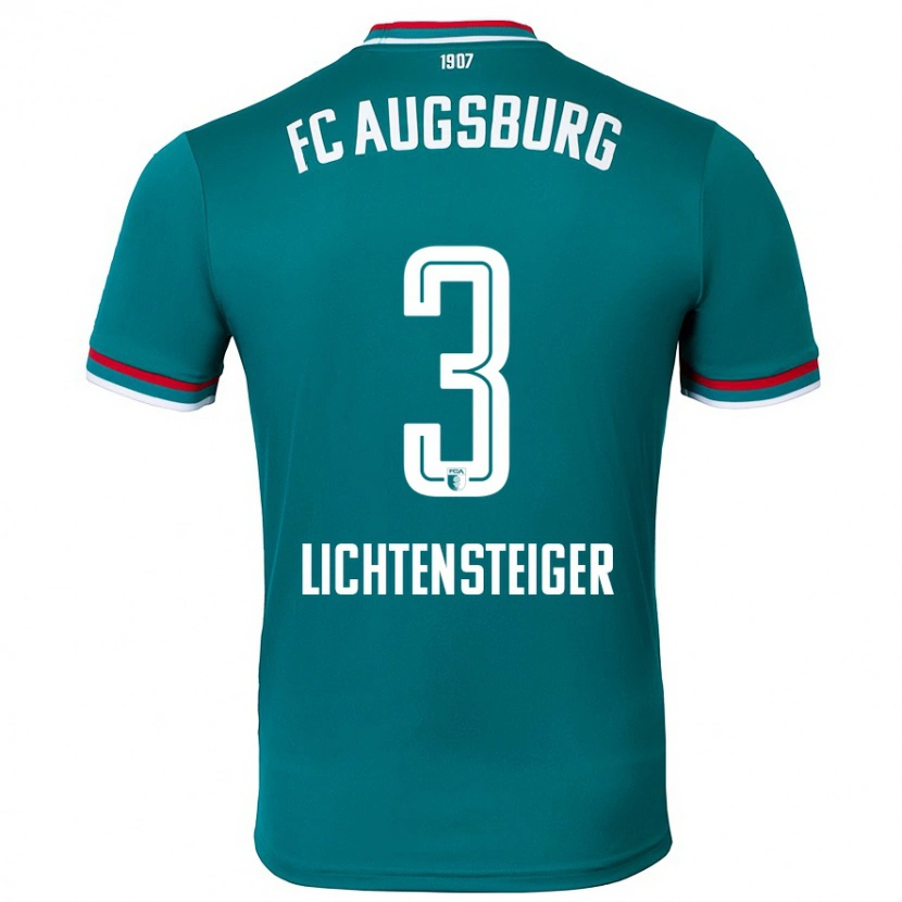 Danxen Damen David Lichtensteiger #3 Dunkelgrün Auswärtstrikot Trikot 2024/25 T-Shirt