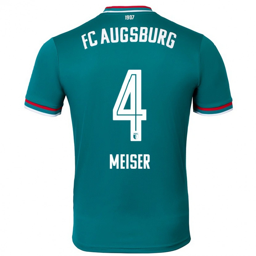 Danxen Damen Felix Meiser #4 Dunkelgrün Auswärtstrikot Trikot 2024/25 T-Shirt