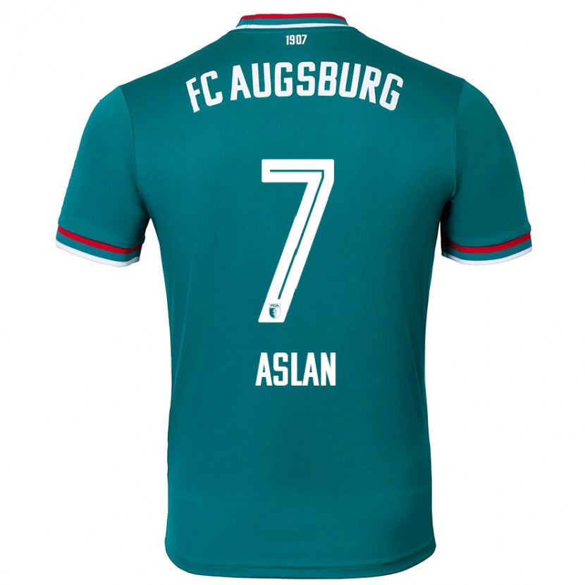 Danxen Damen Berkay Aslan #7 Dunkelgrün Auswärtstrikot Trikot 2024/25 T-Shirt