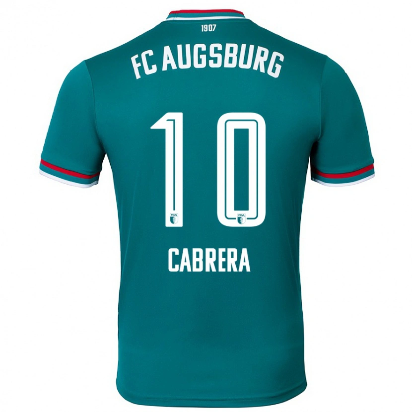 Danxen Damen Juan Cabrera #10 Dunkelgrün Auswärtstrikot Trikot 2024/25 T-Shirt