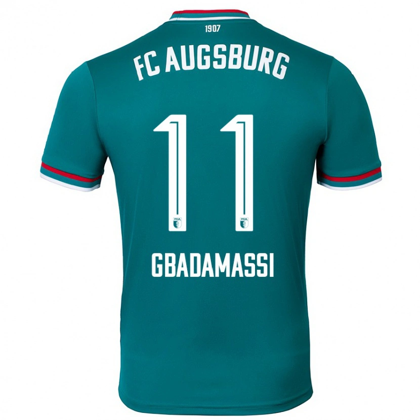 Danxen Damen Rayane Gbadamassi #11 Dunkelgrün Auswärtstrikot Trikot 2024/25 T-Shirt