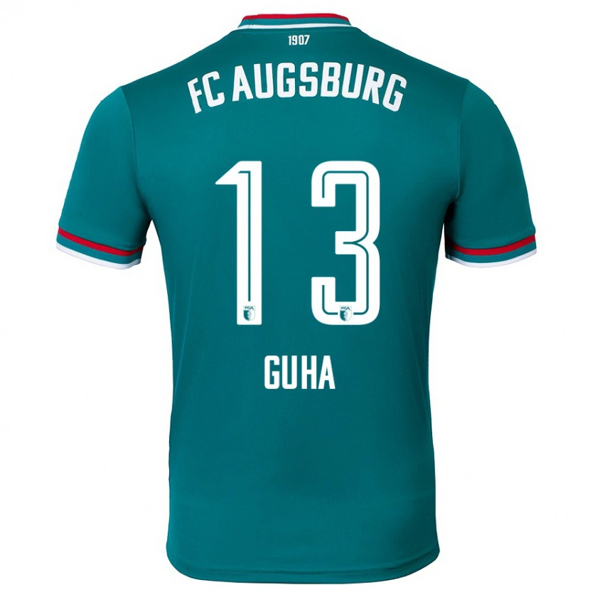 Danxen Damen Felix Guha #13 Dunkelgrün Auswärtstrikot Trikot 2024/25 T-Shirt