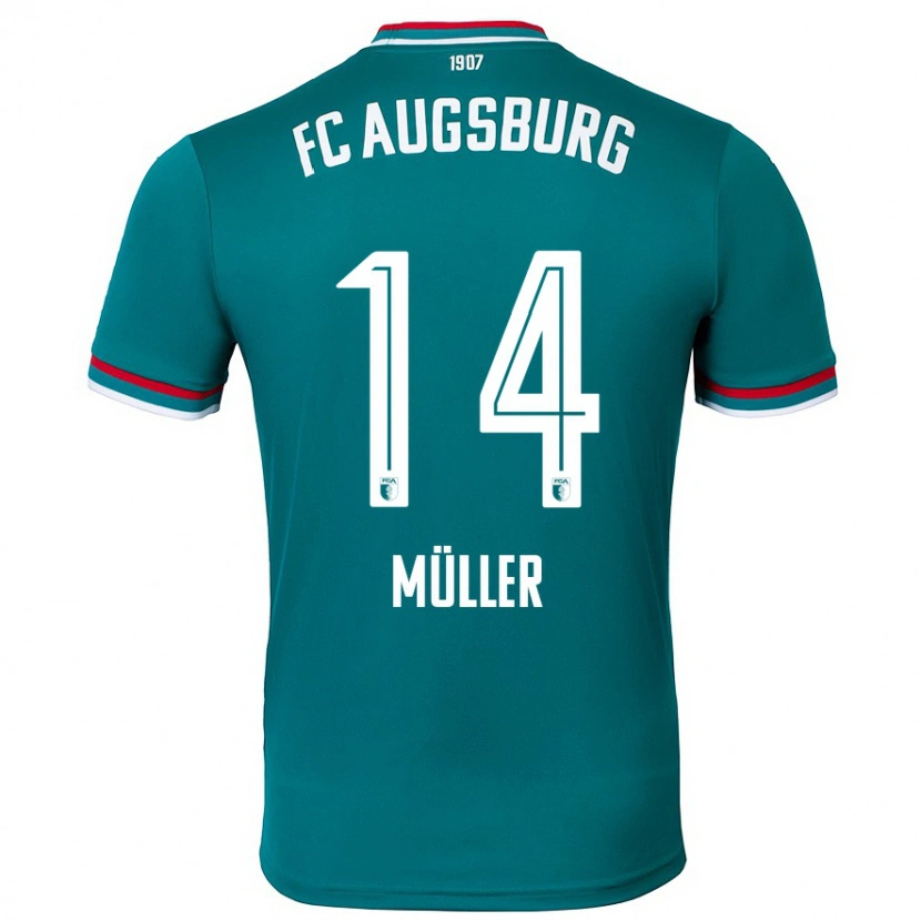 Danxen Damen Mato Müller #14 Dunkelgrün Auswärtstrikot Trikot 2024/25 T-Shirt