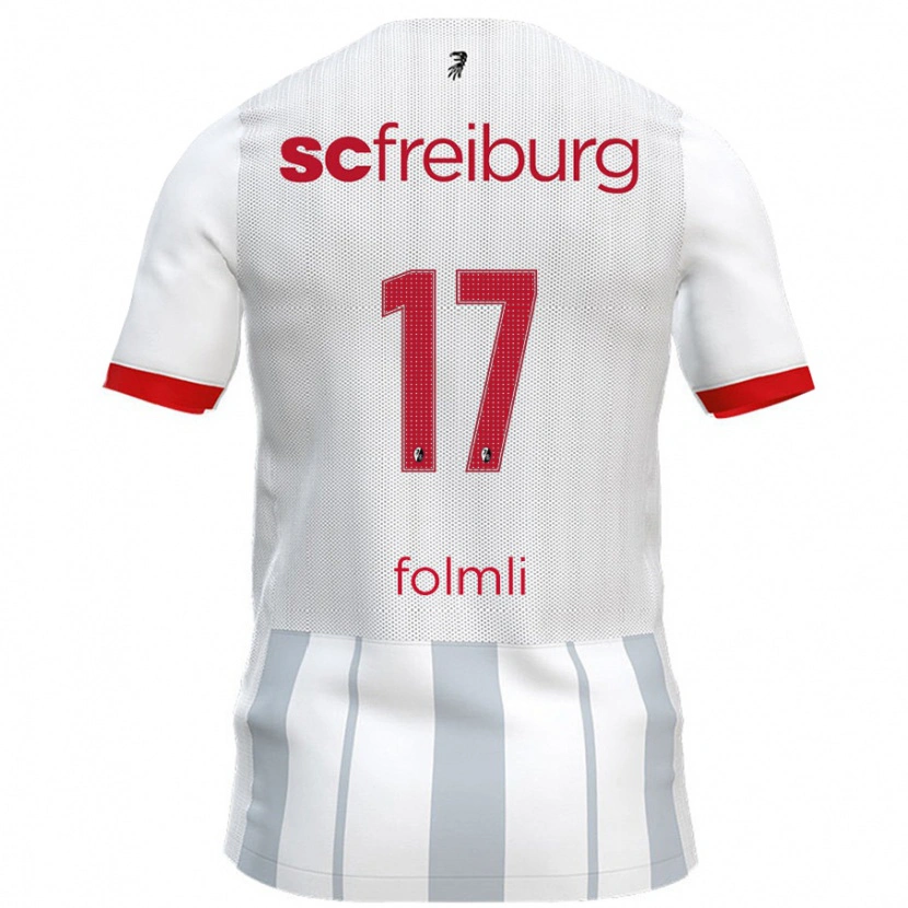 Danxen Damen Svenja Fölmli #17 Weiß Grau Auswärtstrikot Trikot 2024/25 T-Shirt