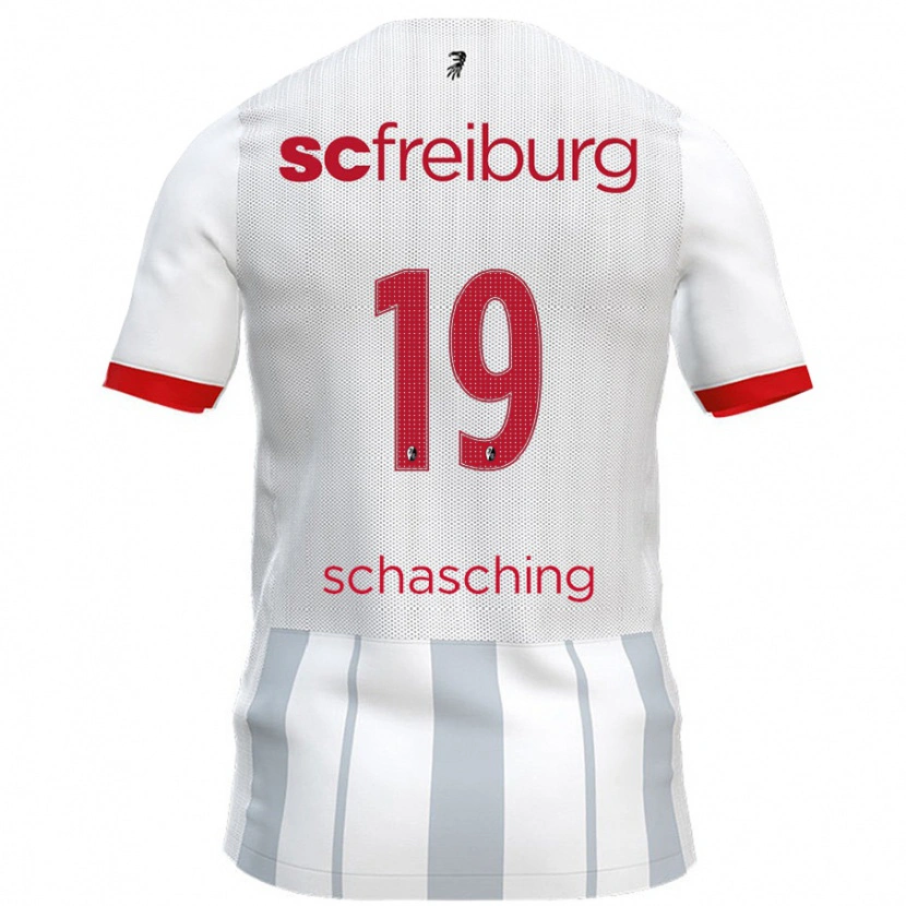 Danxen Damen Annabel Schasching #19 Weiß Grau Auswärtstrikot Trikot 2024/25 T-Shirt