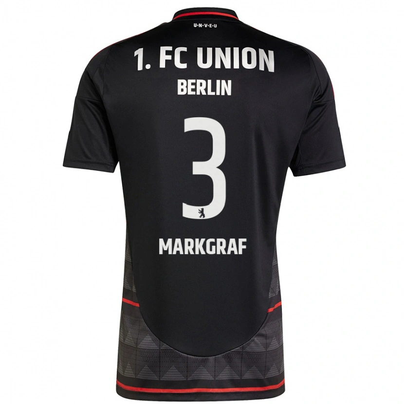 Danxen Damen Andrik Markgraf #3 Schwarz Auswärtstrikot Trikot 2024/25 T-Shirt