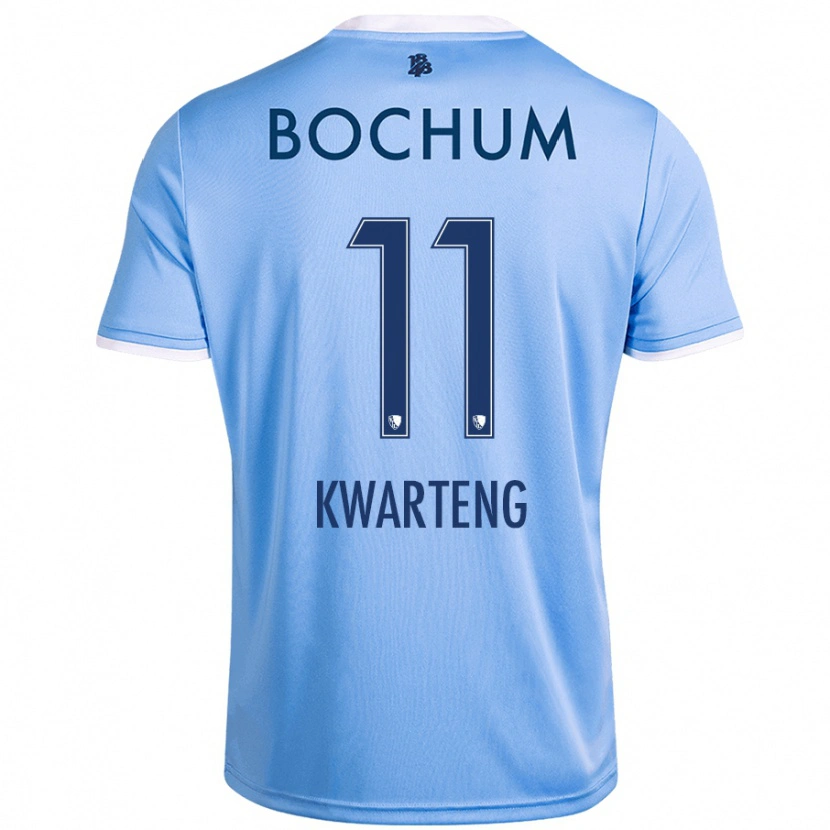 Danxen Damen Moritz-Broni Kwarteng #11 Himmelblau Auswärtstrikot Trikot 2024/25 T-Shirt