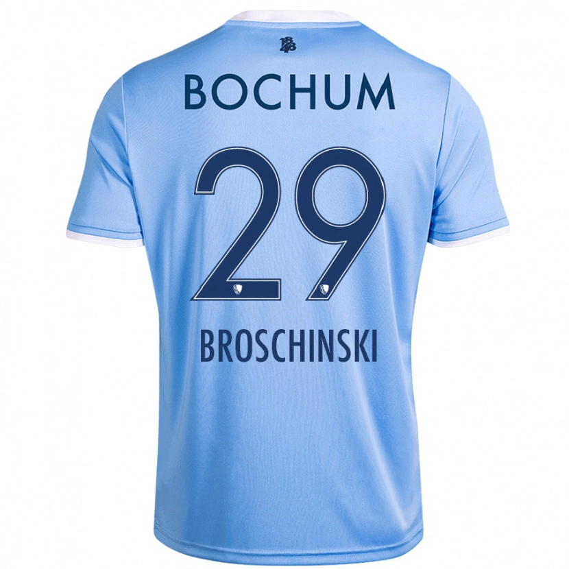 Danxen Damen Moritz Broschinski #29 Himmelblau Auswärtstrikot Trikot 2024/25 T-Shirt