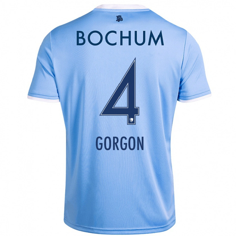 Danxen Damen Felix Gorgon #4 Himmelblau Auswärtstrikot Trikot 2024/25 T-Shirt