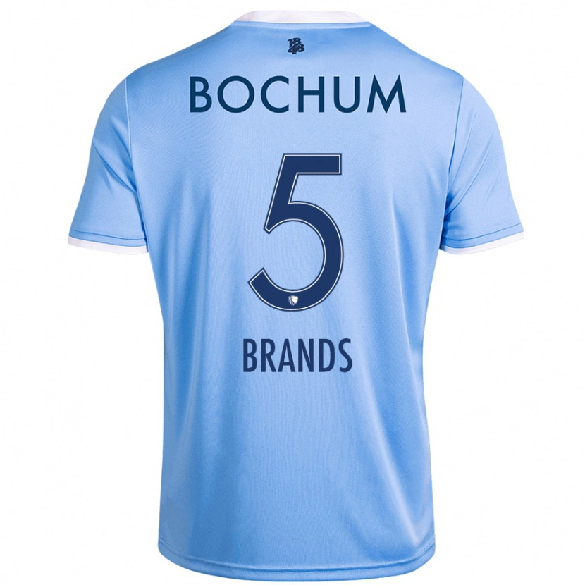 Danxen Damen Elias Brands #5 Himmelblau Auswärtstrikot Trikot 2024/25 T-Shirt