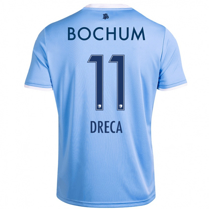 Danxen Damen Benjamin Dreca #11 Himmelblau Auswärtstrikot Trikot 2024/25 T-Shirt