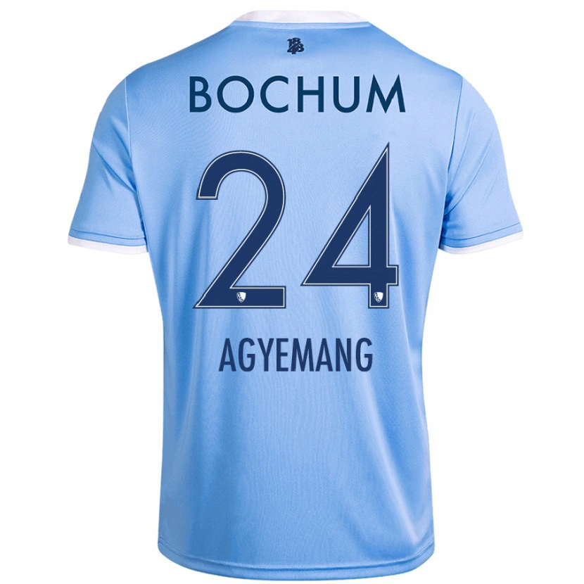 Danxen Damen Donovan Agyemang #24 Himmelblau Auswärtstrikot Trikot 2024/25 T-Shirt