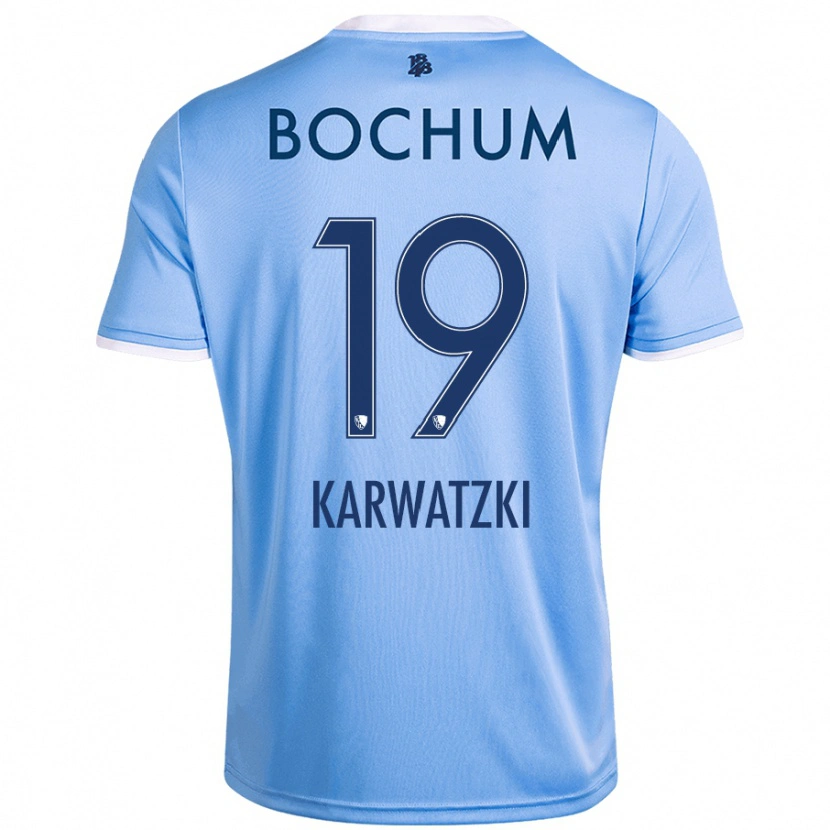 Danxen Damen Lucy Karwatzki #19 Himmelblau Auswärtstrikot Trikot 2024/25 T-Shirt