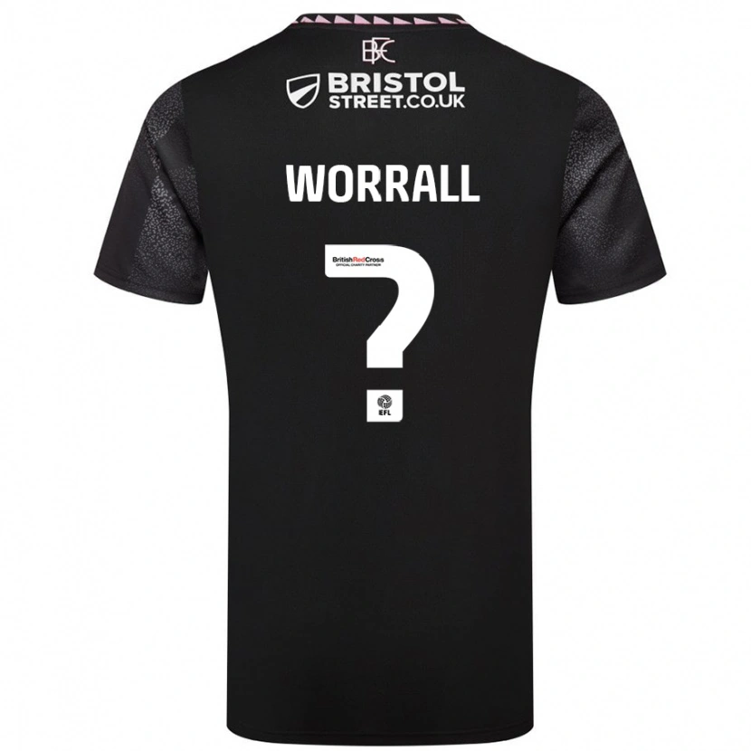 Danxen Damen Joe Worrall #0 Schwarz Auswärtstrikot Trikot 2024/25 T-Shirt