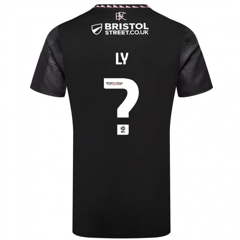 Danxen Damen Brandon Ly #0 Schwarz Auswärtstrikot Trikot 2024/25 T-Shirt