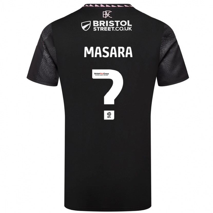 Danxen Damen Vernon Masara #0 Schwarz Auswärtstrikot Trikot 2024/25 T-Shirt