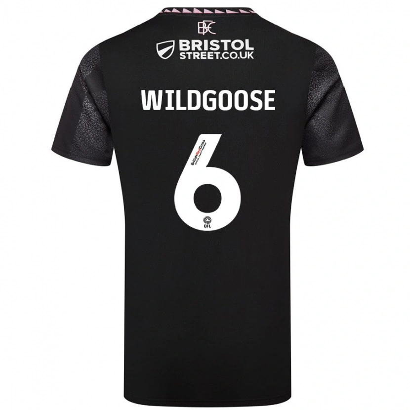 Danxen Damen Mikayla Wildgoose #6 Schwarz Auswärtstrikot Trikot 2024/25 T-Shirt