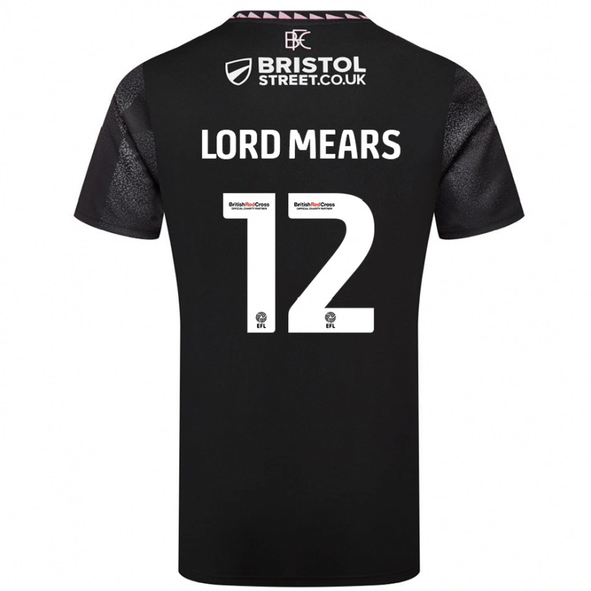 Danxen Damen Rhema Lord-Mears #12 Schwarz Auswärtstrikot Trikot 2024/25 T-Shirt