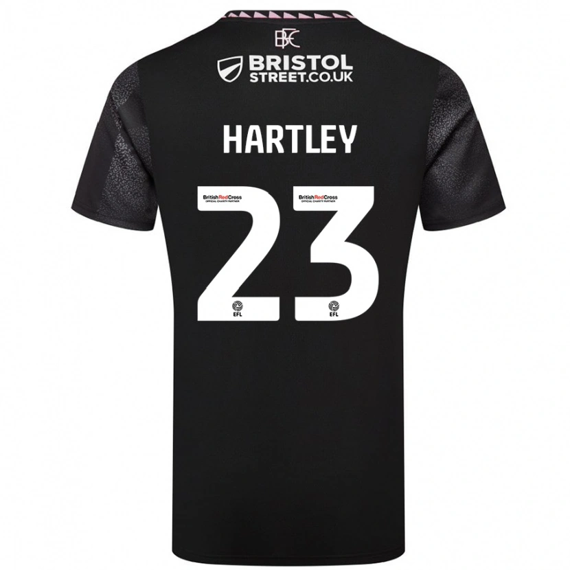 Danxen Damen Naomi Hartley #23 Schwarz Auswärtstrikot Trikot 2024/25 T-Shirt