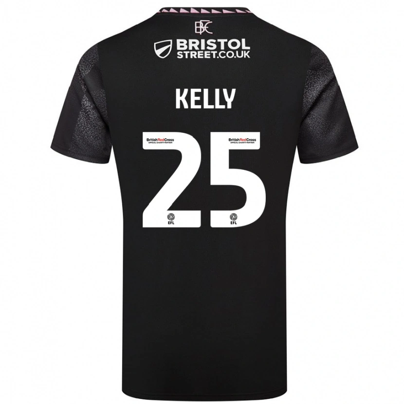 Danxen Damen Aimee Kelly #25 Schwarz Auswärtstrikot Trikot 2024/25 T-Shirt