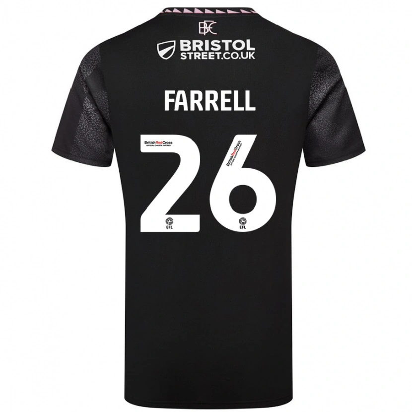 Danxen Damen Lucy Farrell #26 Schwarz Auswärtstrikot Trikot 2024/25 T-Shirt