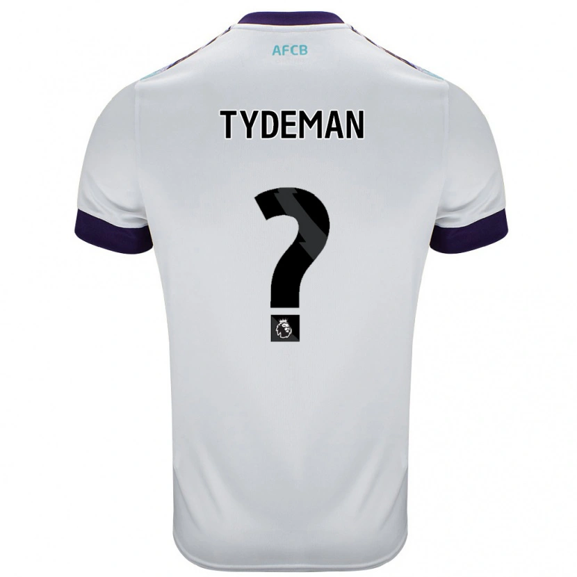 Danxen Damen Kian Tydeman #0 Weiß Grün Lila Auswärtstrikot Trikot 2024/25 T-Shirt