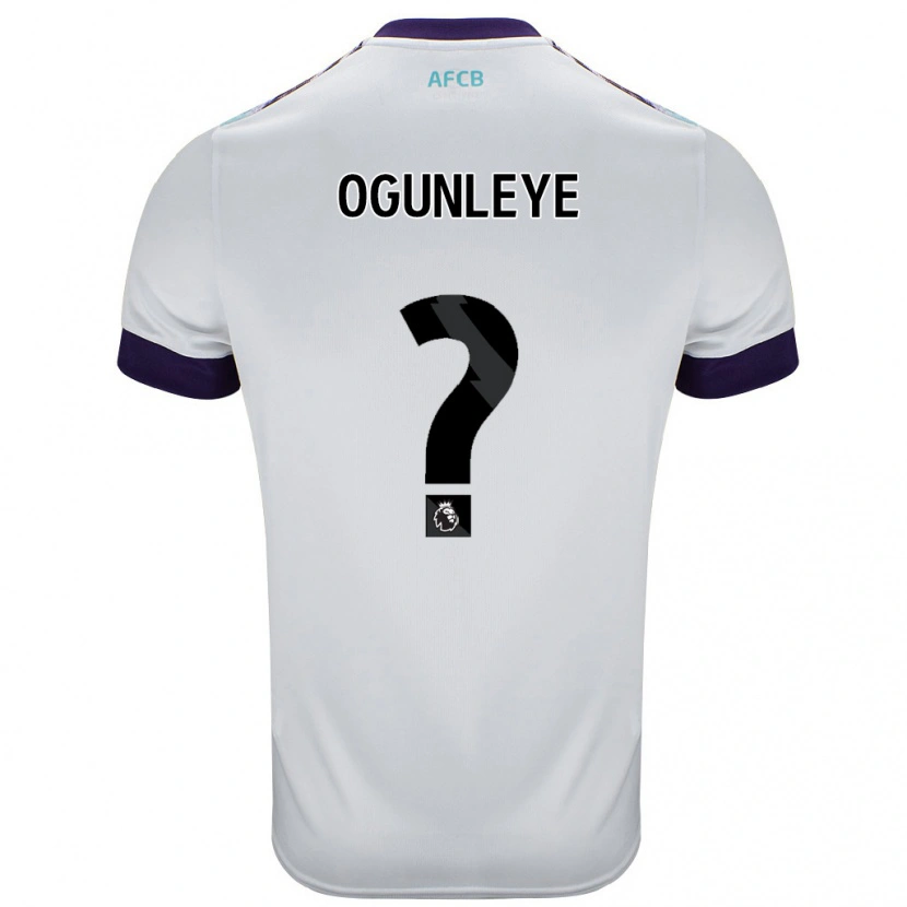 Danxen Damen Malachi Ogunleye #0 Weiß Grün Lila Auswärtstrikot Trikot 2024/25 T-Shirt