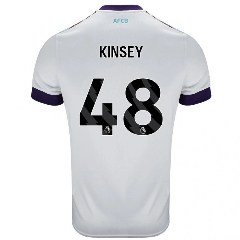 Danxen Damen Max Kinsey #48 Weiß Grün Lila Auswärtstrikot Trikot 2024/25 T-Shirt