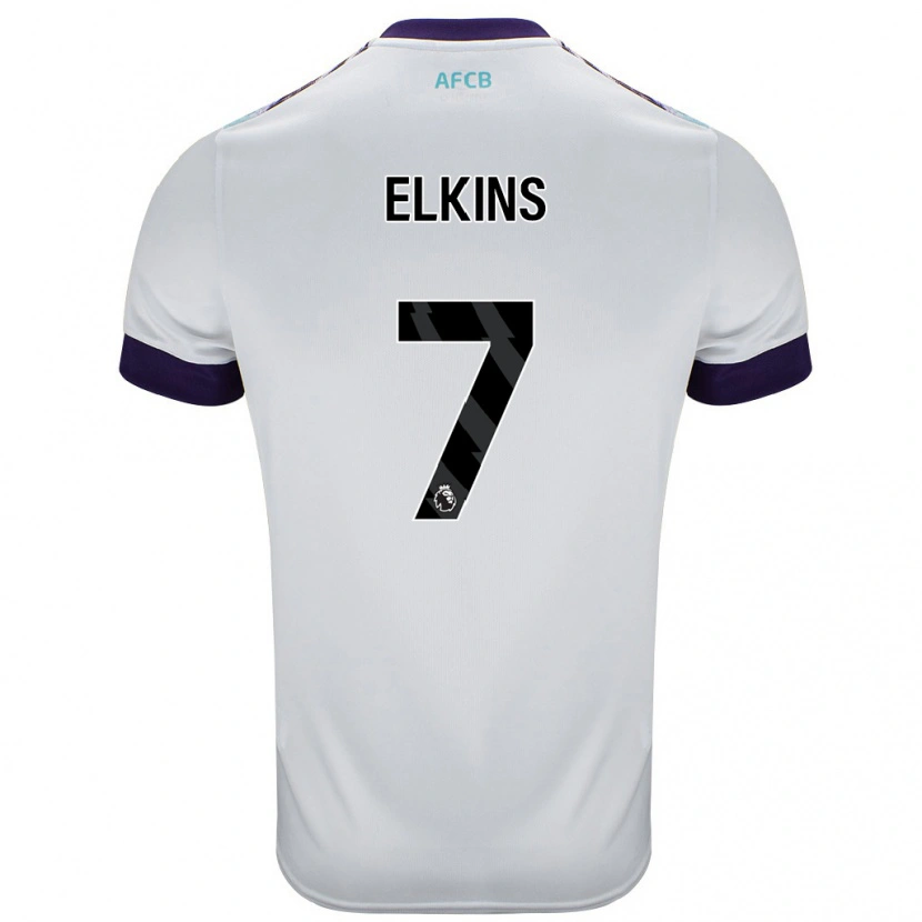 Danxen Damen Elle Elkins #7 Weiß Grün Lila Auswärtstrikot Trikot 2024/25 T-Shirt