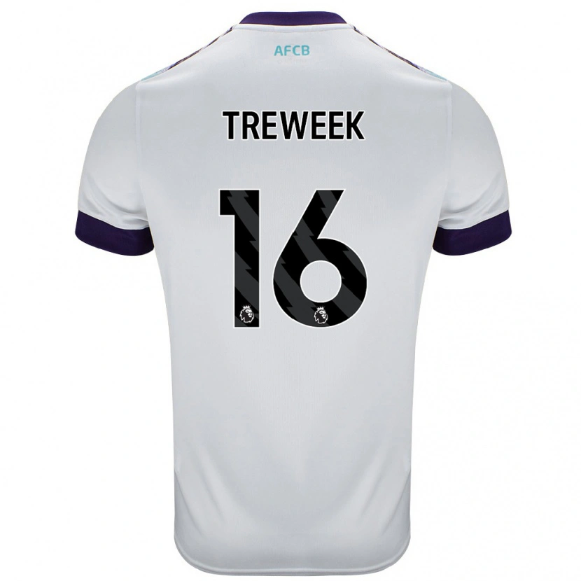 Danxen Damen Jess Treweek #16 Weiß Grün Lila Auswärtstrikot Trikot 2024/25 T-Shirt