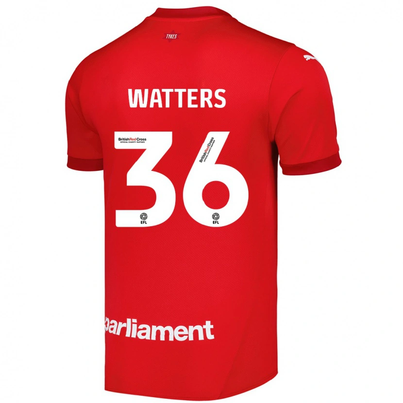 Danxen Kinder Max Watters #36 Rot Heimtrikot Trikot 2024/25 T-Shirt