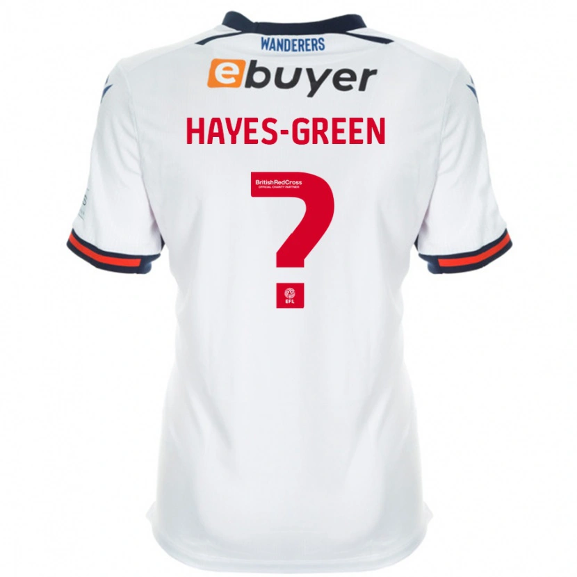 Danxen Kinder Charlie Hayes-Green #0 Weiß Heimtrikot Trikot 2024/25 T-Shirt