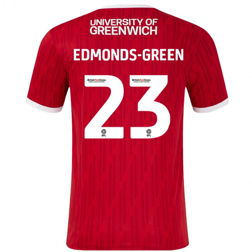 Danxen Kinder Rarmani Edmonds-Green #23 Rot Weiß Heimtrikot Trikot 2024/25 T-Shirt