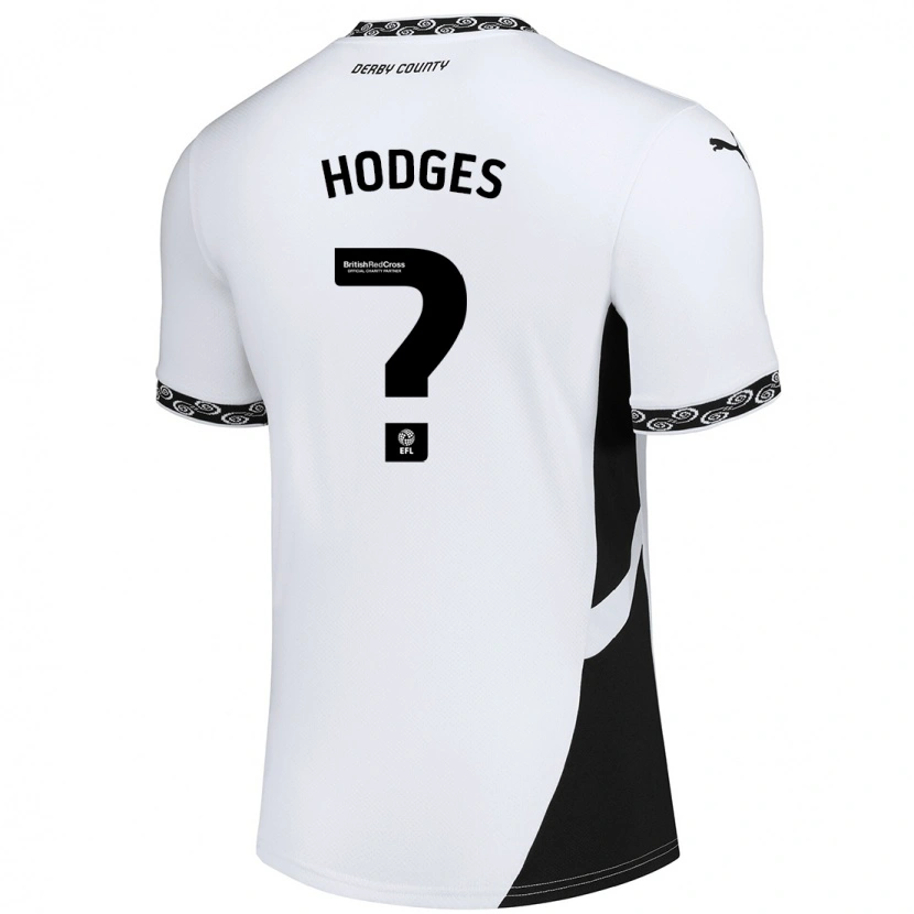 Danxen Kinder Dantel Hodges #0 Weiß Schwarz Heimtrikot Trikot 2024/25 T-Shirt