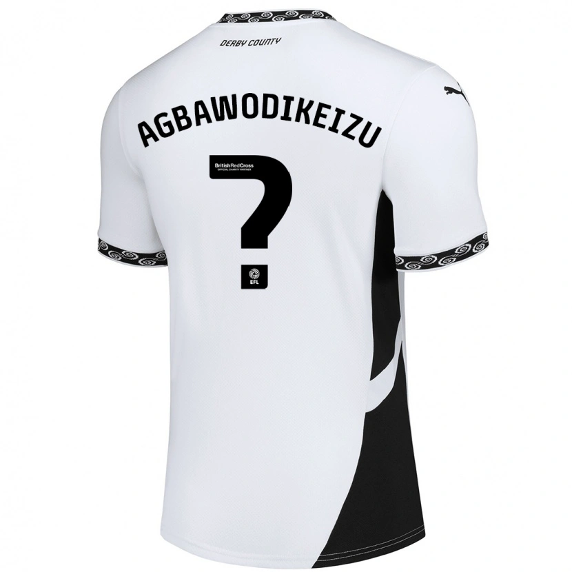 Danxen Kinder Charles Ebuka Agbawodikeizu #0 Weiß Schwarz Heimtrikot Trikot 2024/25 T-Shirt