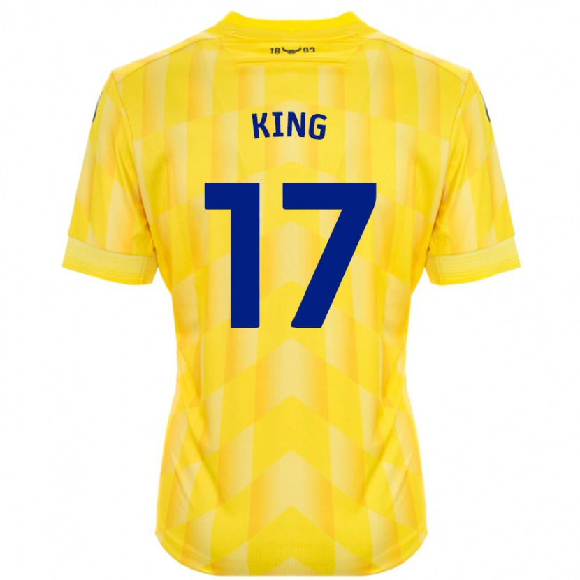 Danxen Kinder Sarah King #17 Gelb Heimtrikot Trikot 2024/25 T-Shirt
