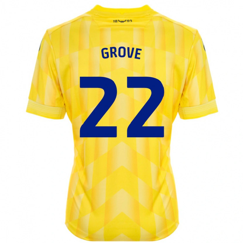 Danxen Kinder Jade Grove #22 Gelb Heimtrikot Trikot 2024/25 T-Shirt