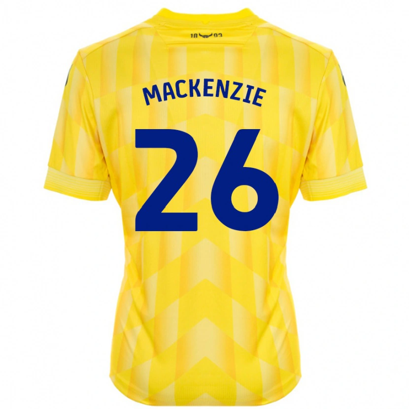 Danxen Kinder Hannah Mackenzie #26 Gelb Heimtrikot Trikot 2024/25 T-Shirt