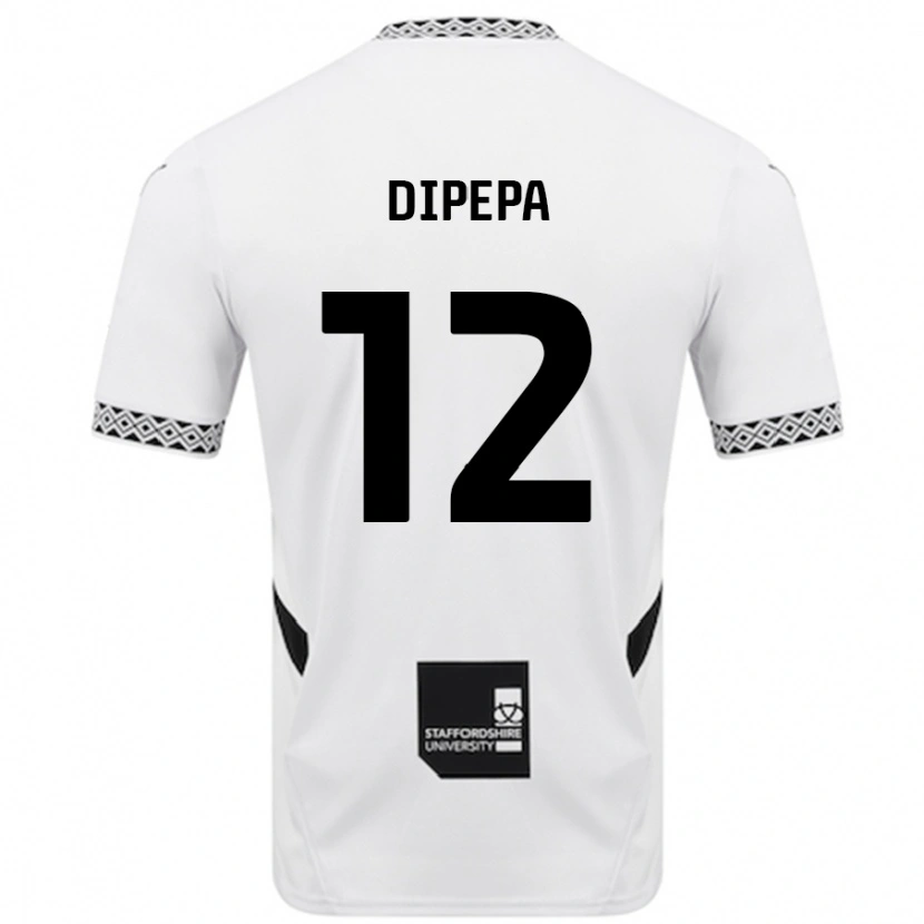 Danxen Kinder Baylee Dipepa #12 Weiß Heimtrikot Trikot 2024/25 T-Shirt