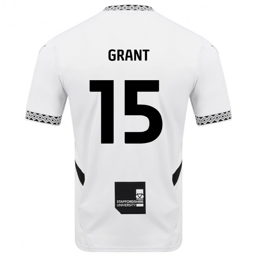 Danxen Kinder Conor Grant #15 Weiß Heimtrikot Trikot 2024/25 T-Shirt