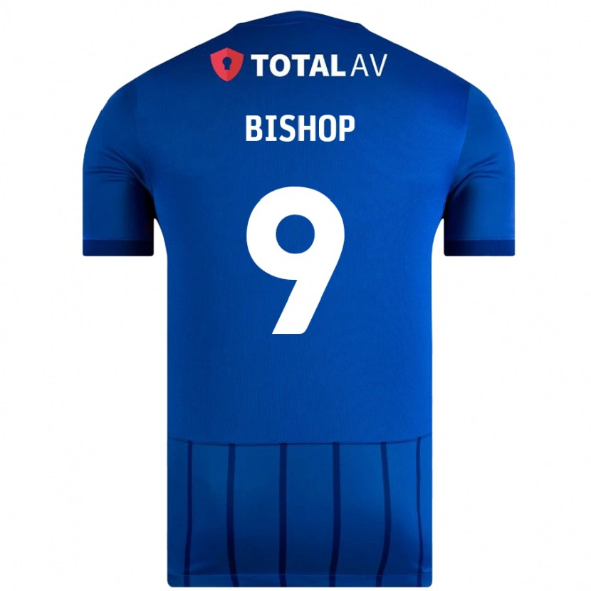 Danxen Kinder Colby Bishop #9 Blau Heimtrikot Trikot 2024/25 T-Shirt