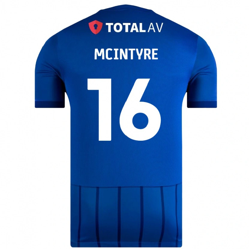 Danxen Kinder Tom Mcintyre #16 Blau Heimtrikot Trikot 2024/25 T-Shirt
