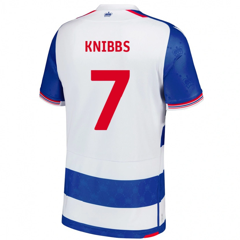 Danxen Kinder Harvey Knibbs #7 Blau Weiß Heimtrikot Trikot 2024/25 T-Shirt