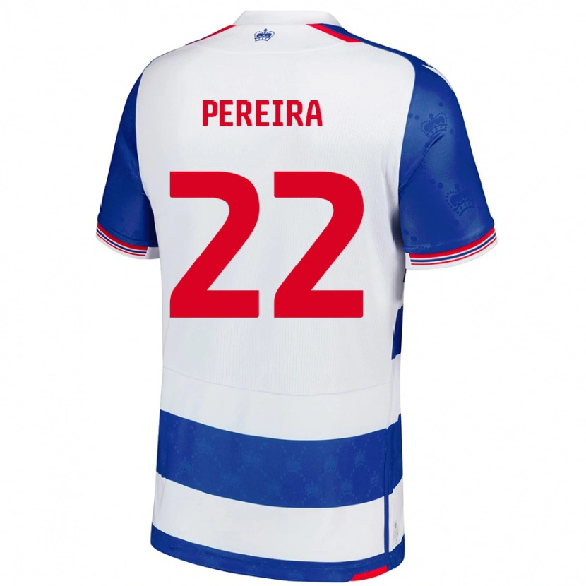 Danxen Kinder Joel Pereira #22 Blau Weiß Heimtrikot Trikot 2024/25 T-Shirt